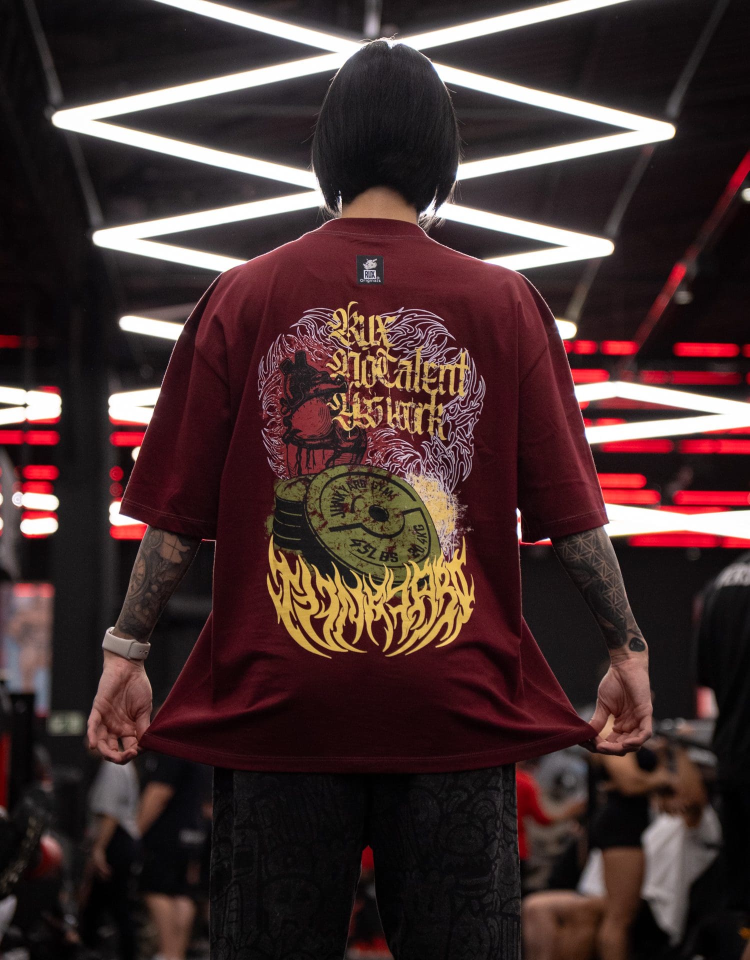 Oversized 0% Talent (BORDÔ) - Imagem 5