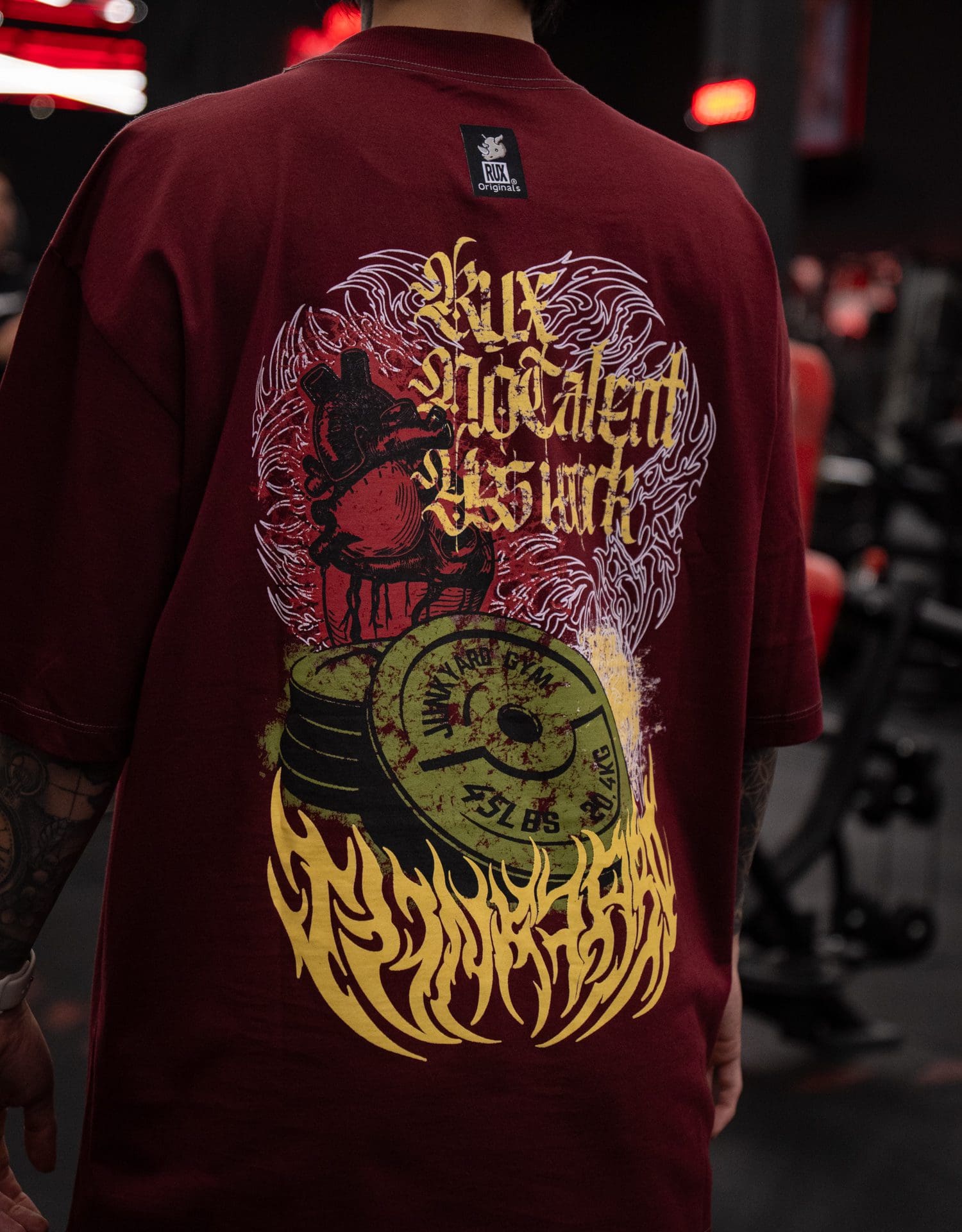 Oversized 0% Talent (BORDÔ) - Imagem 12